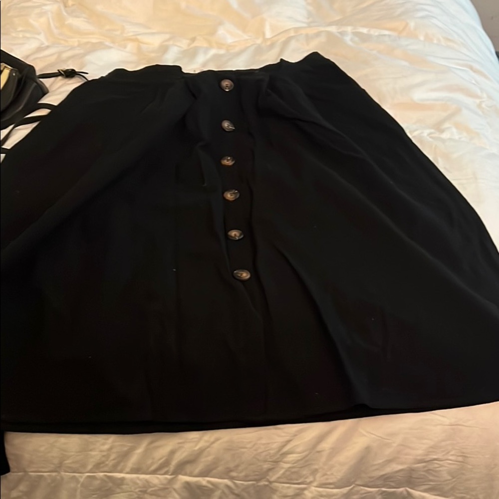 Black Skirts Women Summer High Skirt